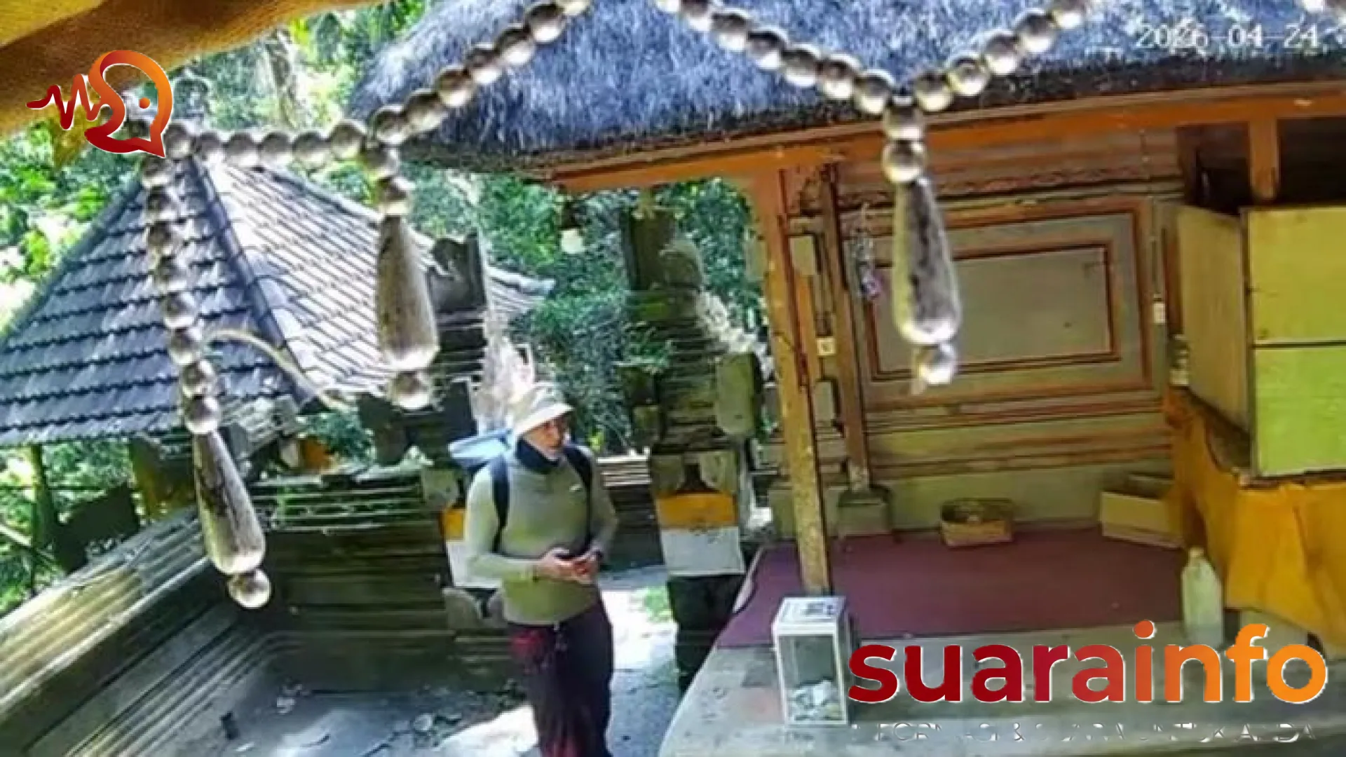 Aksi Tak Terpuji Turis Asing di Pura Goa Gajah: Gasak Uang Sesari Jutaan Rupiah, Polisi Lakukan Pengejaran