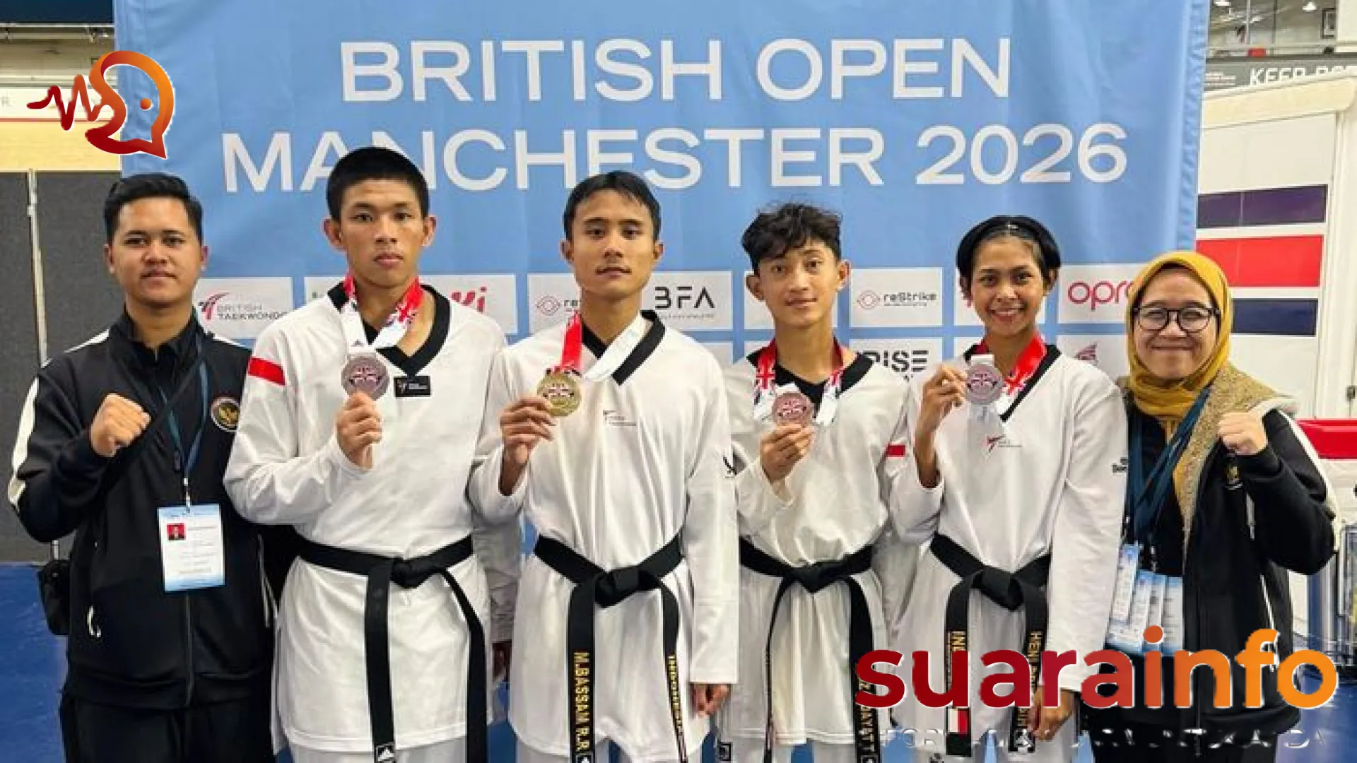 Prestasi Gemilang di Tanah Britania: Tim Taekwondo Indonesia Sabet Empat Medali di British Open 2026