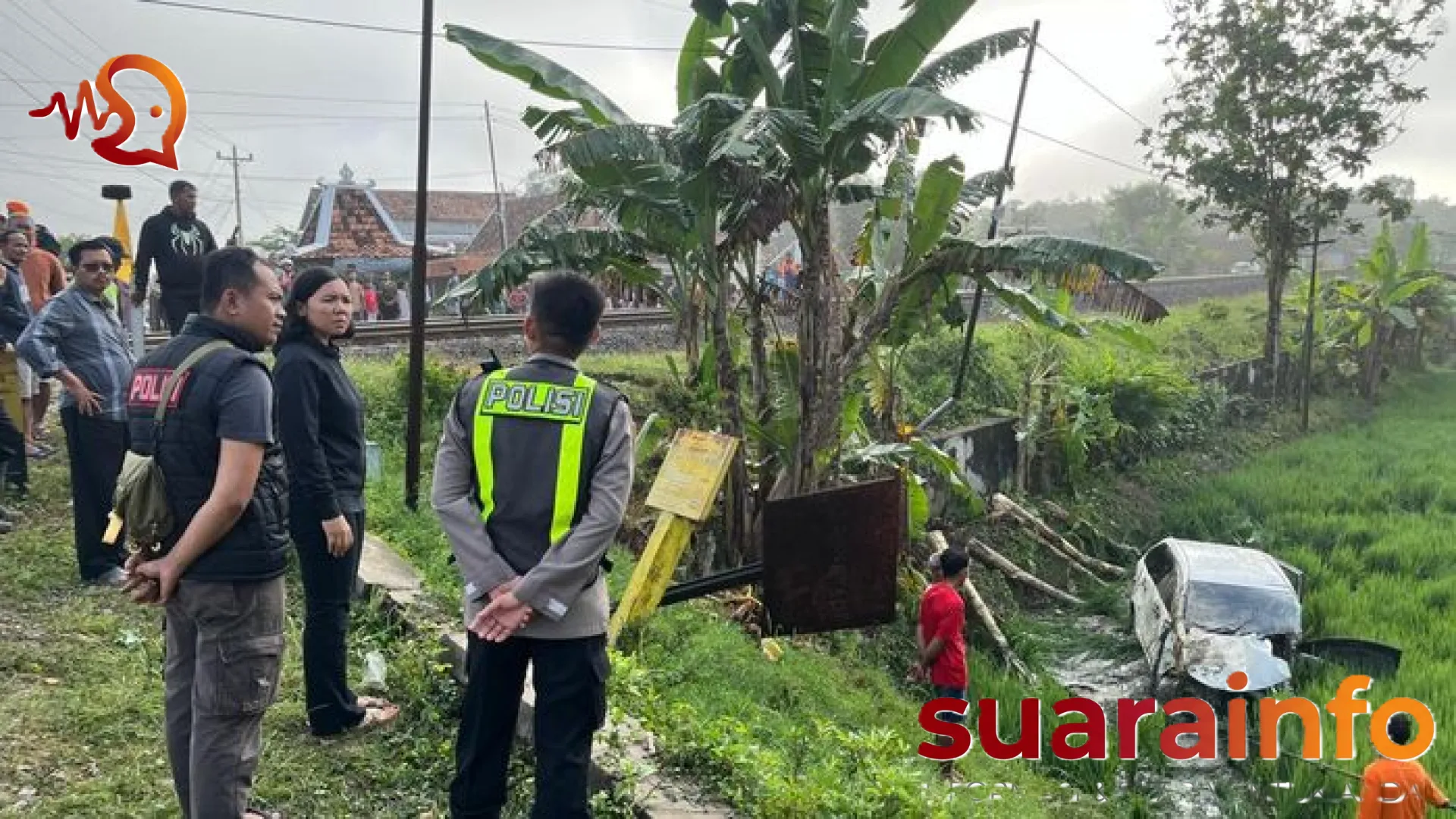 Tragedi Maut di Grobogan: Detik-detik Avanza Terhantam Argo Bromo Anggrek Hingga Terpental ke Sawah