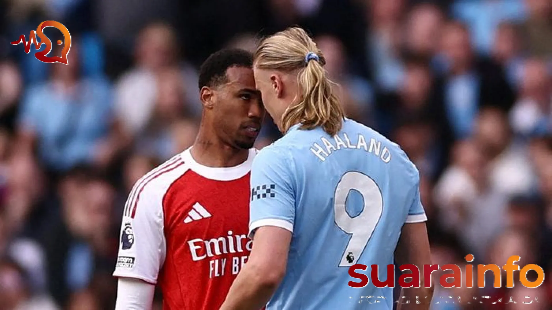 Kontroversi Tandukan Gabriel ke Haaland: Panel Premier League Sebut Harusnya Kartu Merah