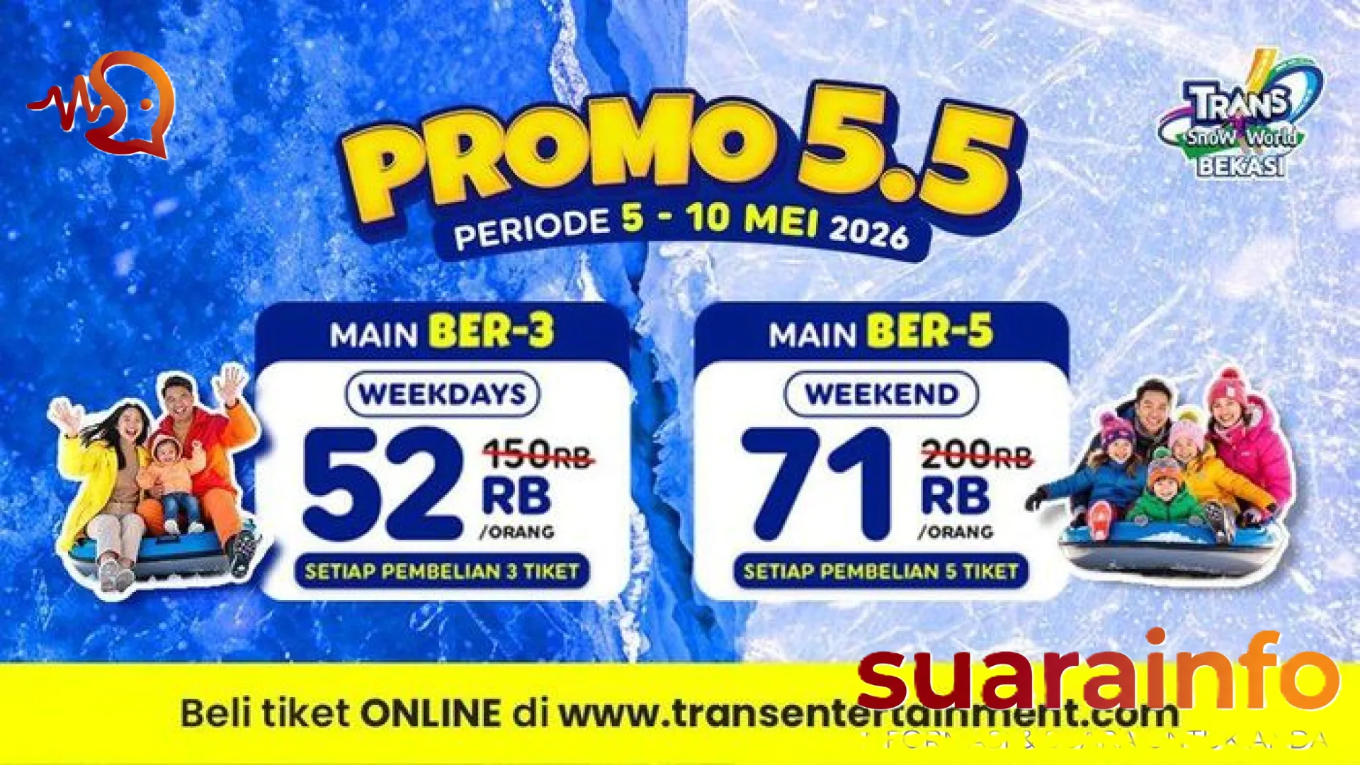 Sensasi Musim Dingin di Tengah Kota: Nikmati Promo Salju Trans Snow World Bekasi Cuma 50 Ribuan!