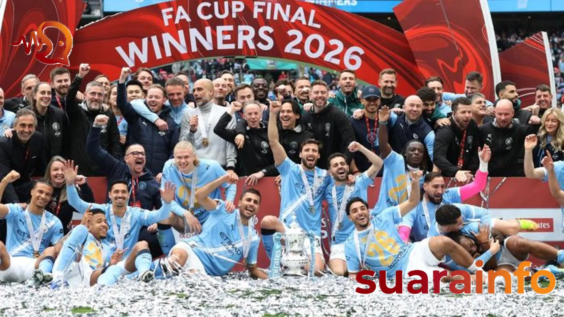 Manchester City Segel Double Winners: Antoine Semenyo Jadi Pahlawan Kemenangan di Final Piala FA 2026