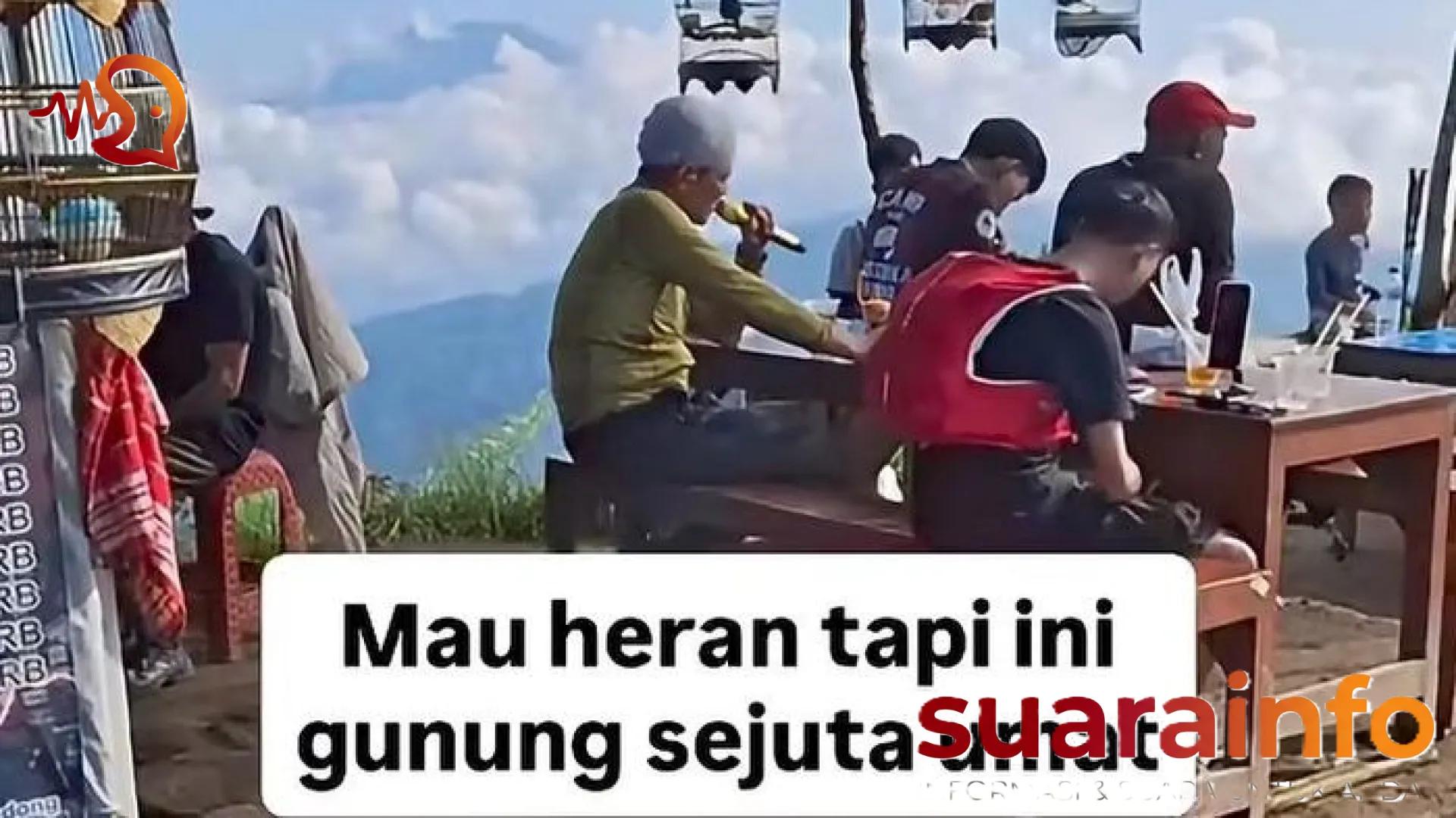 Geger Fenomena ‘Karaoke di Atas Awan’ Gunung Andong, Pengelola Resmi Keluarkan Larangan Total