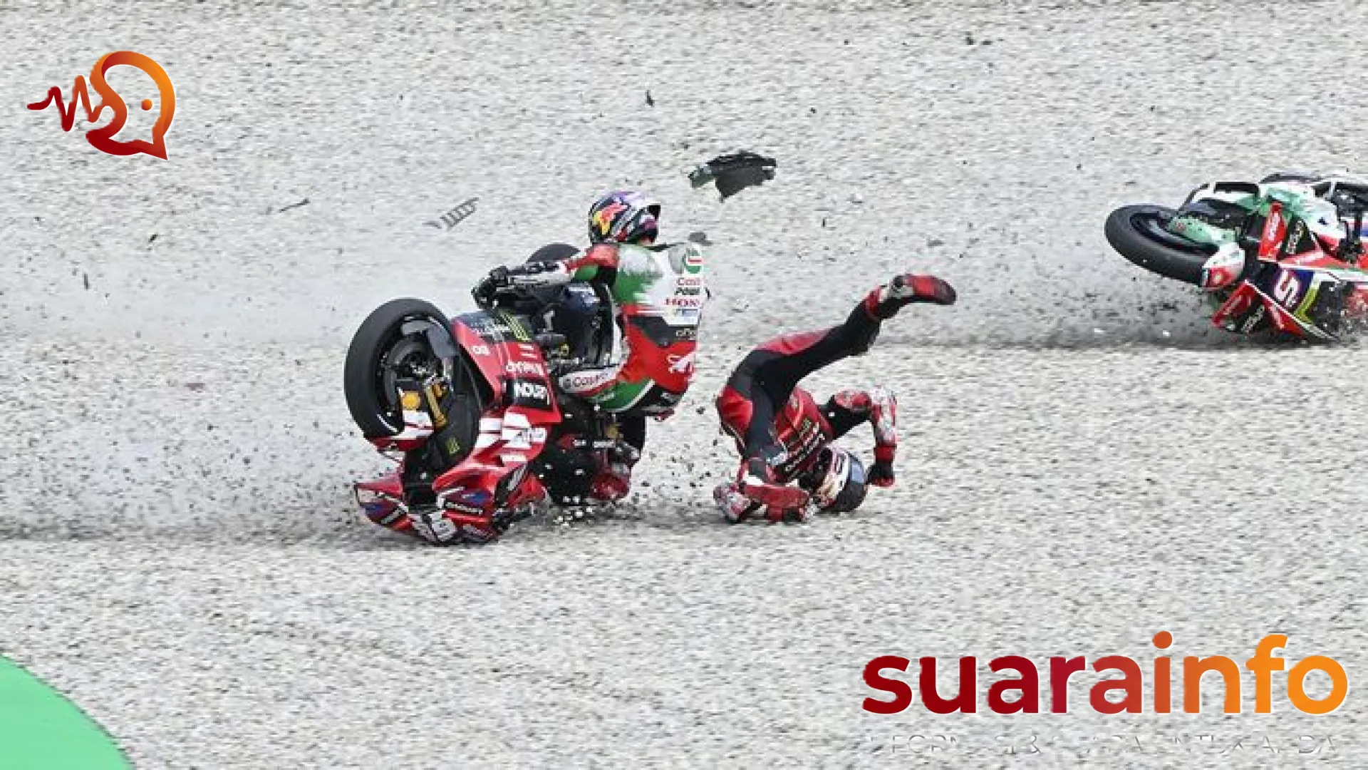 Tragedi Horor MotoGP Catalunya 2026: Kronologi Johann Zarco Terseret Motor Bagnaia hingga Kondisi Medis Terbaru