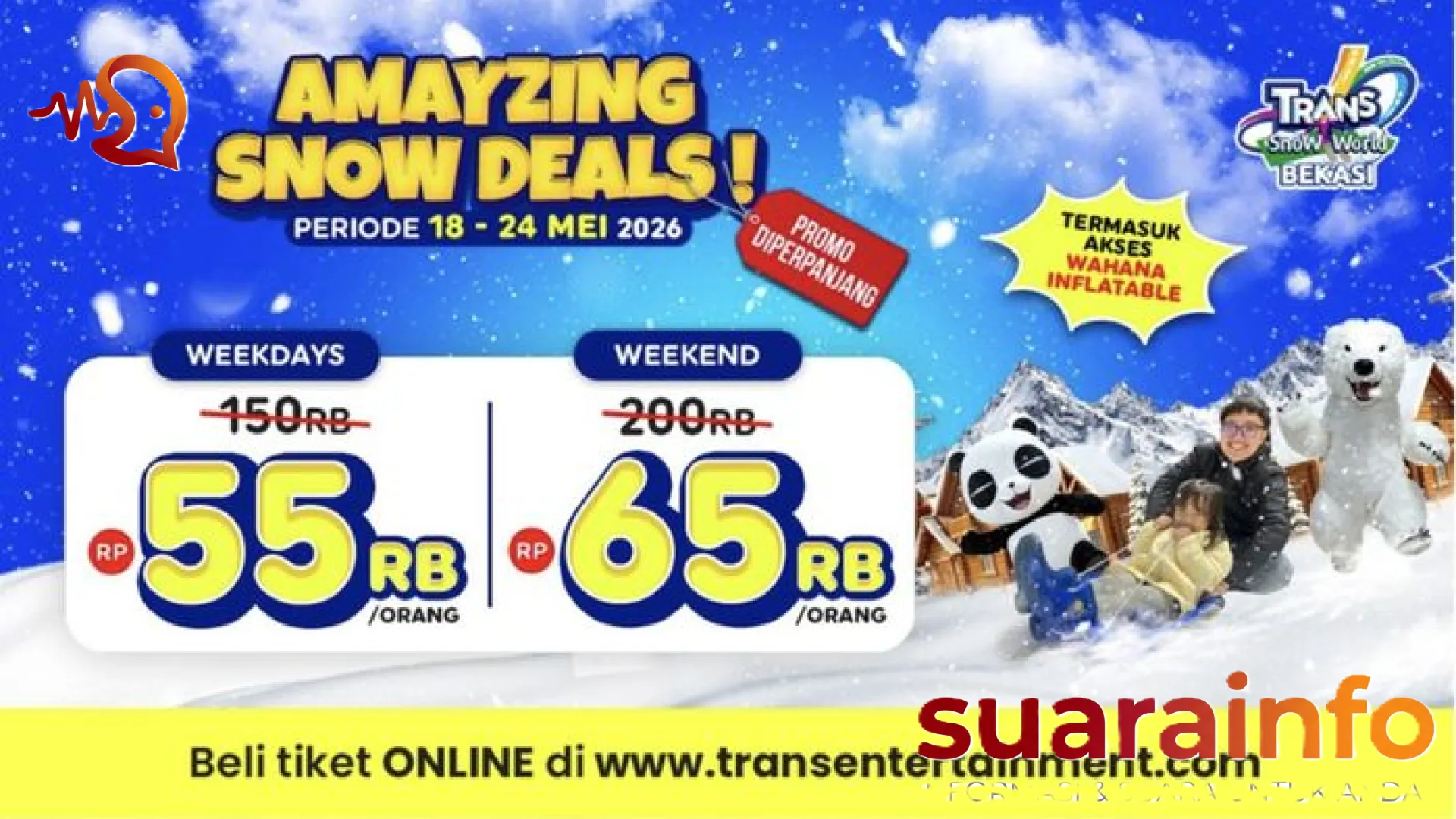 Liburan Musim Dingin Hemat di Bekasi: Cek Promo Amayzing Deals Trans Snow World yang Viral!
