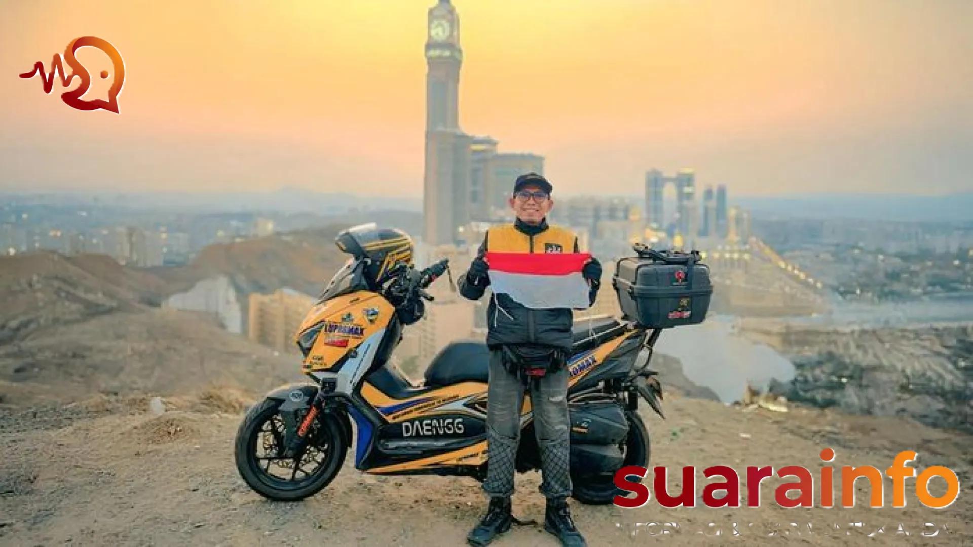 Misi Scooter Around the World: Om Daeng Kembali Gebrak Aspal, Turing 11.000 Km dari Makkah Menuju Jantung Eropa