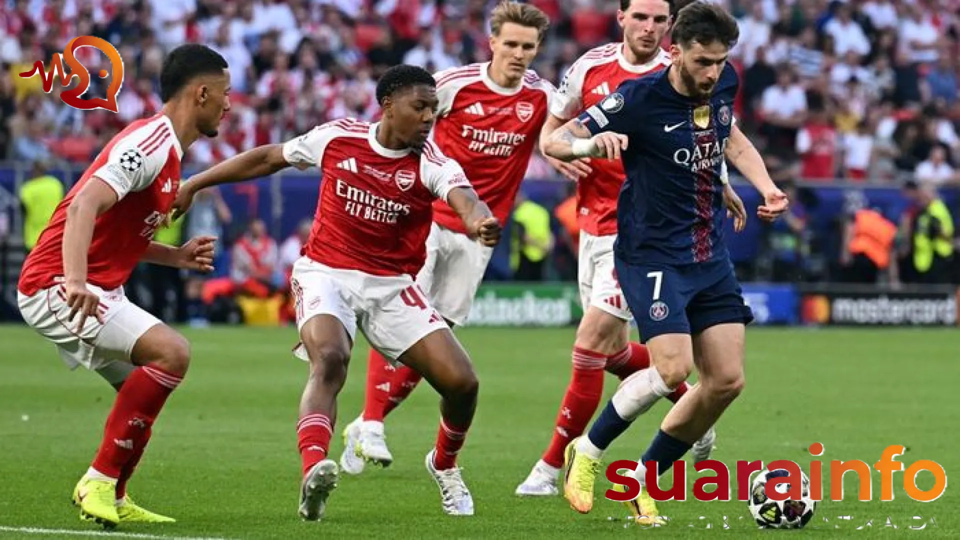 Drama Final Liga Champions: PSG vs Arsenal Sama Kuat, Penentuan Juara Berlanjut ke Extra Time