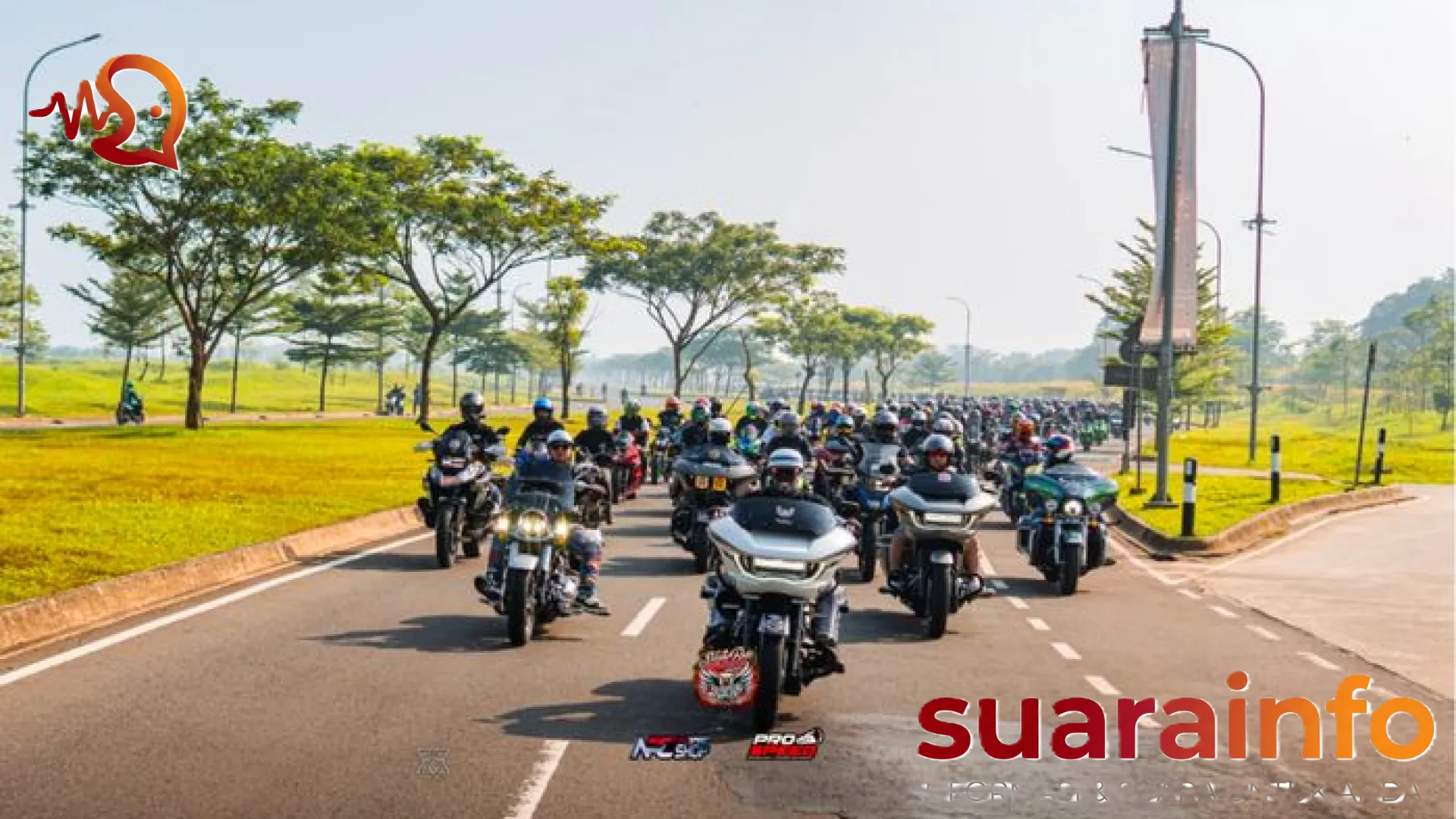 Lautan Bikers Padati BSD: Brotherhood Squad Indonesia Pimpin Kampanye Keselamatan Berkendara Melalui SilatuRide 2026