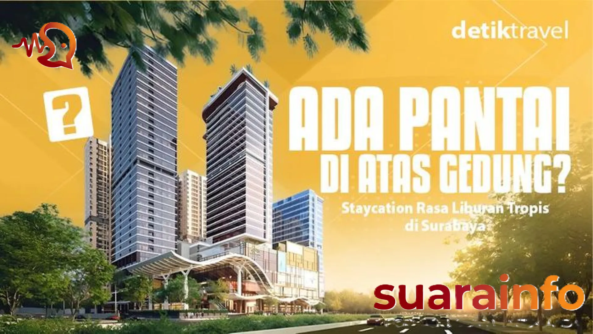 Eksklusivitas The Trans Luxury Hotel Surabaya: Menikmati Pantai Buatan di Atas Langit Kota