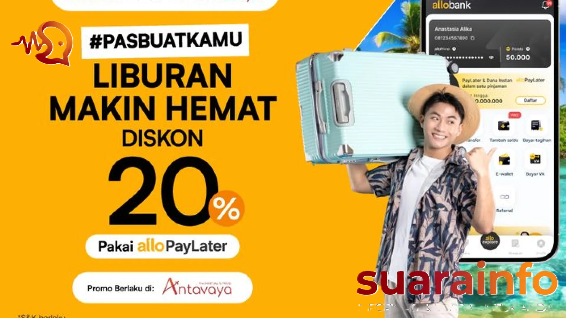 Strategi Liburan Mewah Tetap Hemat: Antavaya dan Allo Bank Tebar Diskon 20 Persen Hingga 2026
