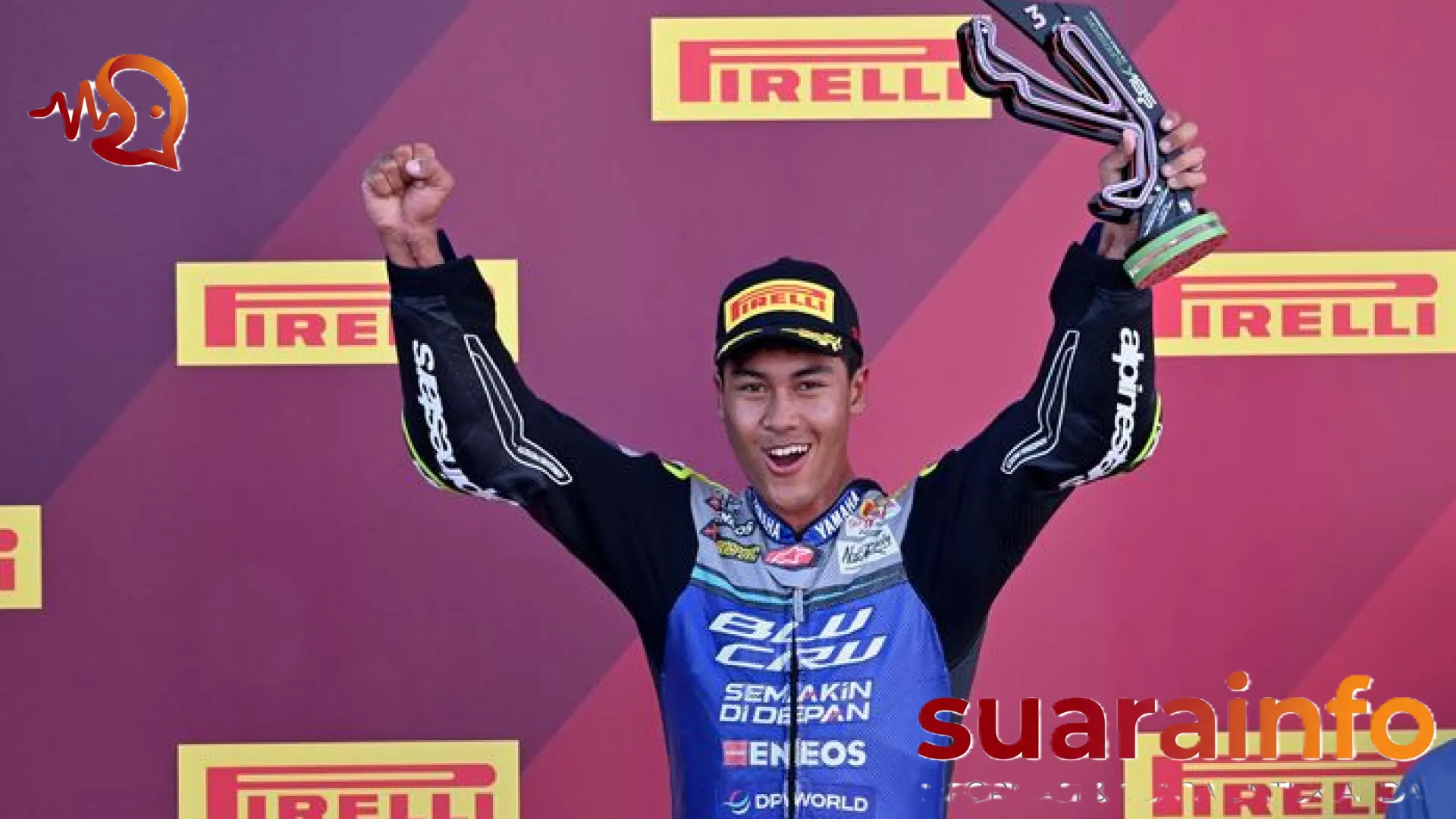 Gemilang di Misano: Aldi Satya Mahendra Taklukkan Eropa dan Rebut Podium WorldSSP Italia