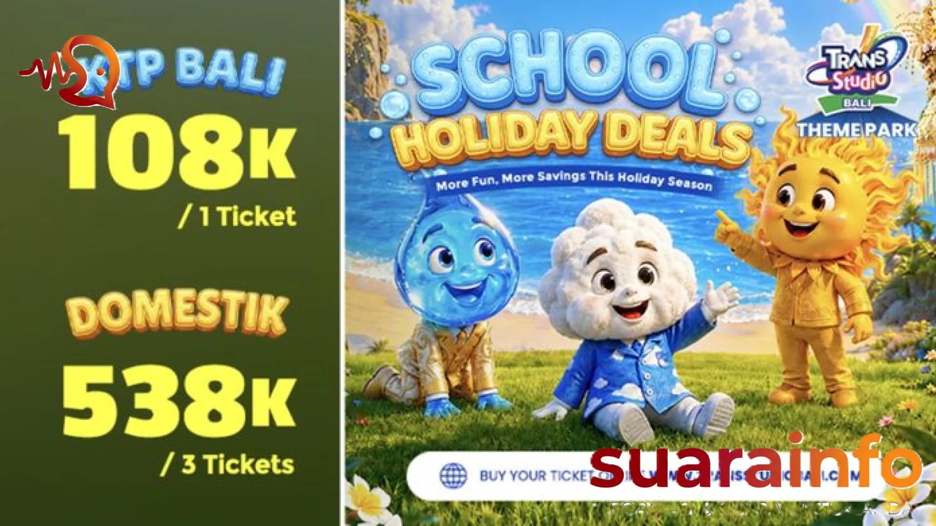 Liburan Anti-Gagal di Trans Studio Bali: Eksplorasi 16 Wahana Seru dan Promo Spesial Schooliday yang Menggoda
