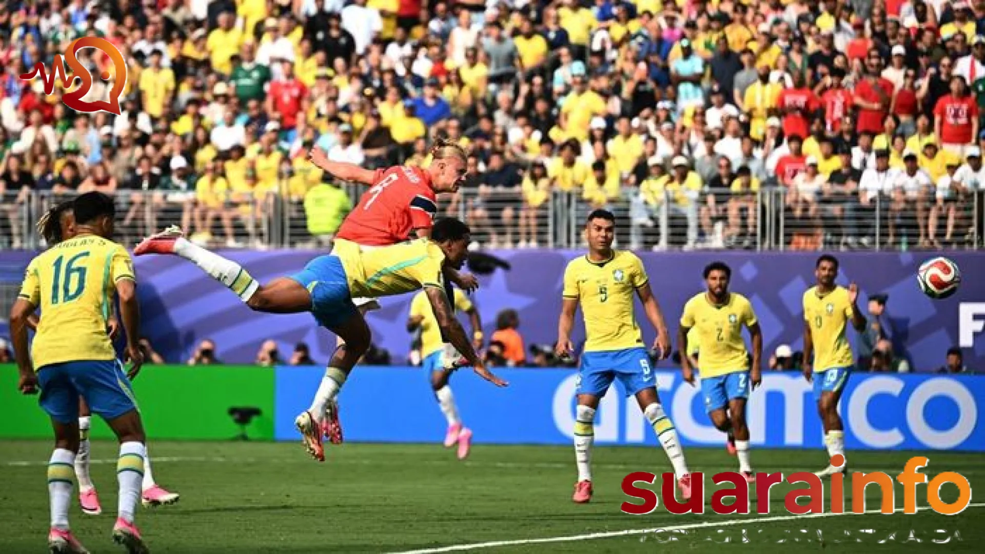 Haaland Menggila di New Jersey: Norwegia Singkirkan Brasil dari Piala Dunia 2026
